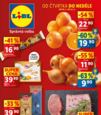 Akční leták Lidl  od čtvrtka