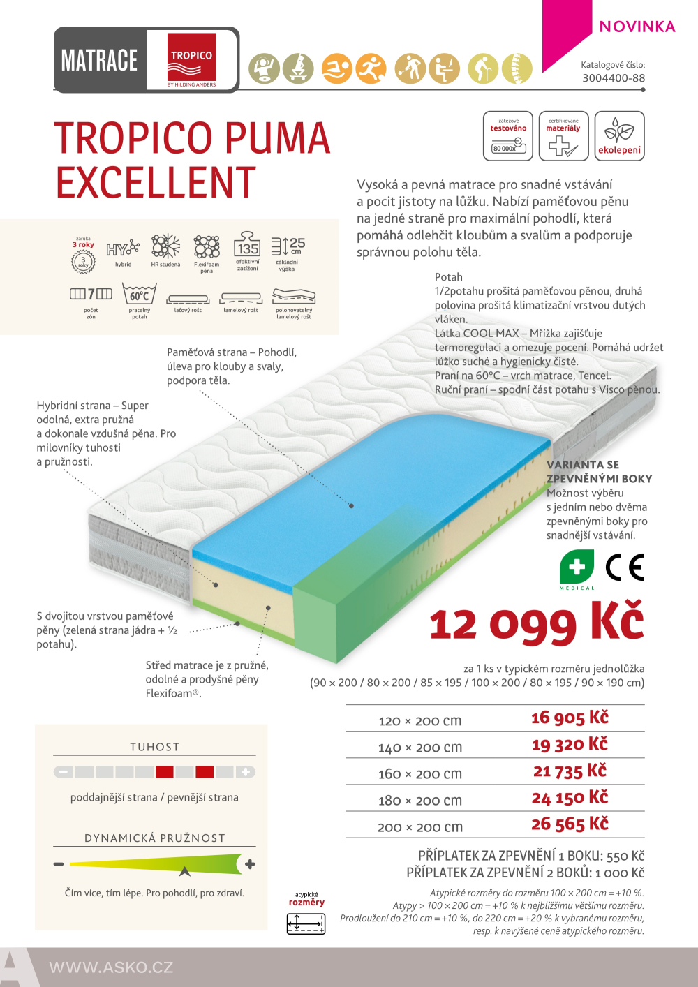 Leták ASKO NÁBYTEK leták - Nakažlivě dobrý spánek - strana 18