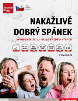ASKO NÁBYTEK leták - Nakažlivě dobrý spánek