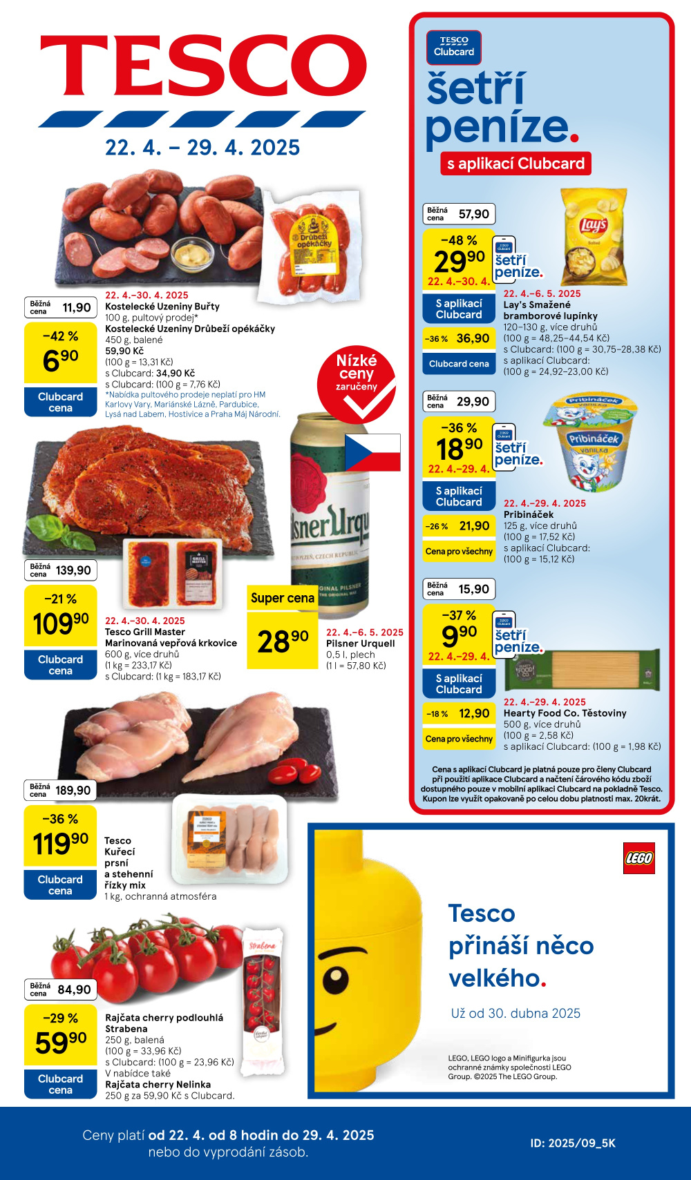 Leták Tesco hypermarket leták - strana 1