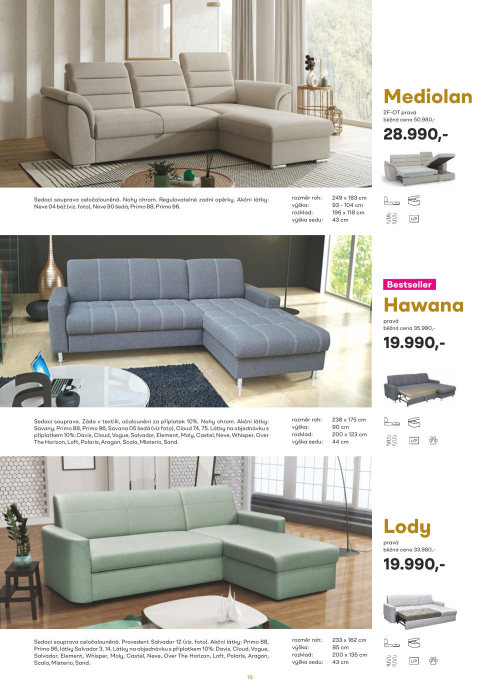 Leták Kasvo nábytek katalog - strana 19