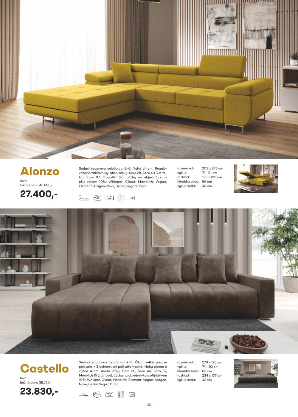 Leták Kasvo nábytek katalog - strana 38