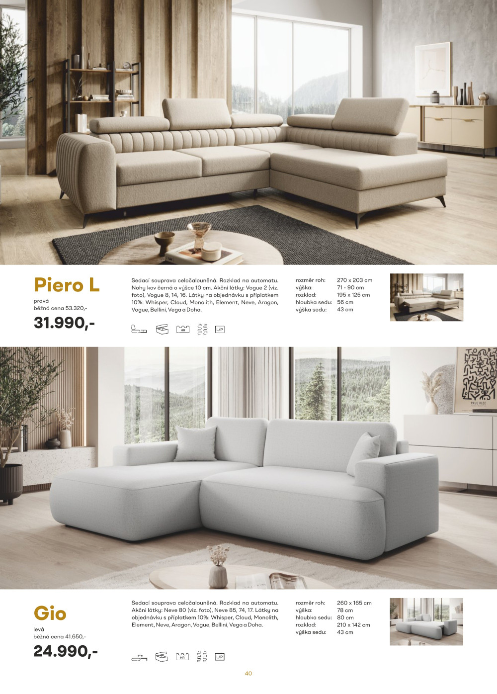 Leták Kasvo nábytek katalog - strana 40