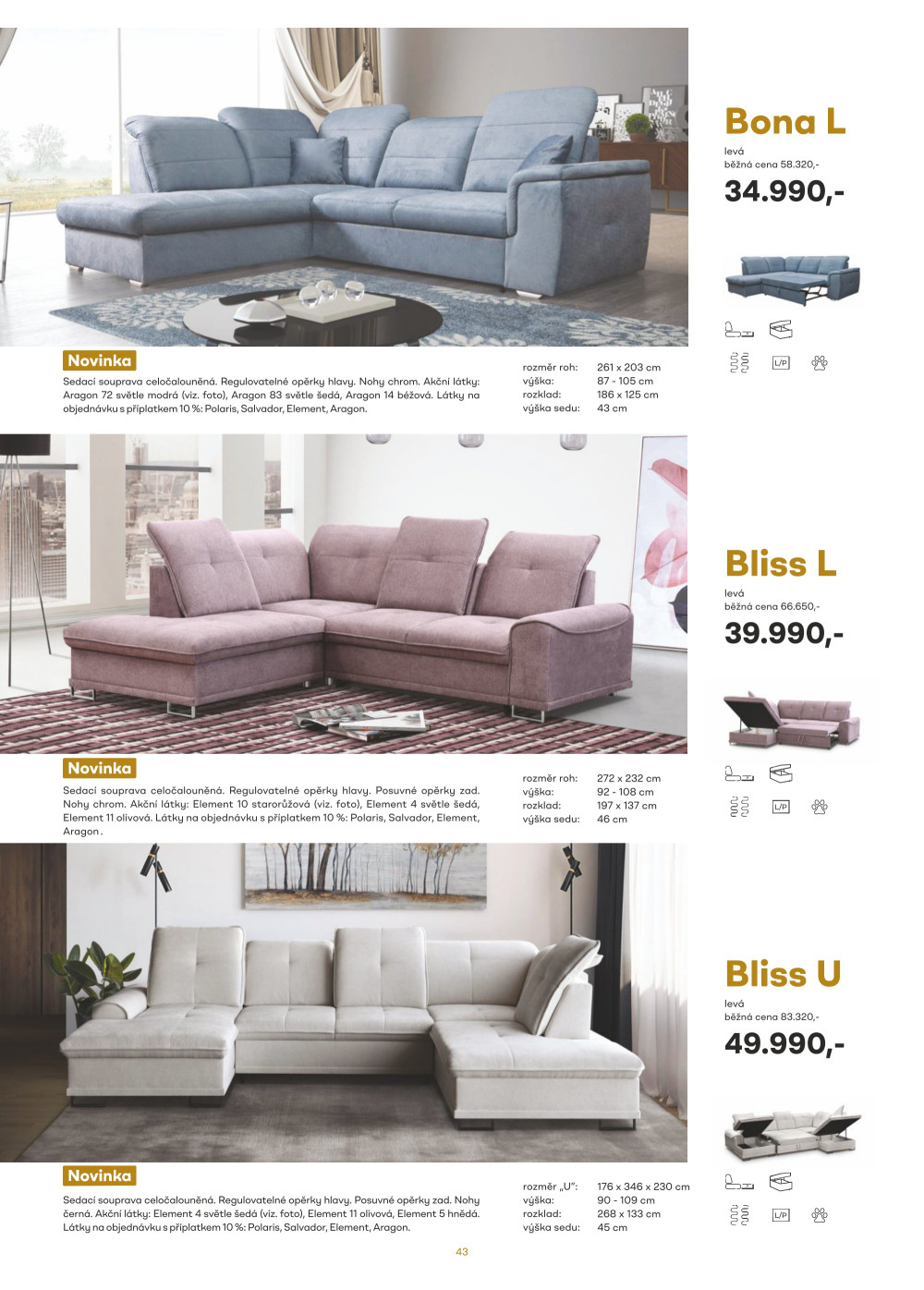 Leták Kasvo nábytek katalog - strana 43