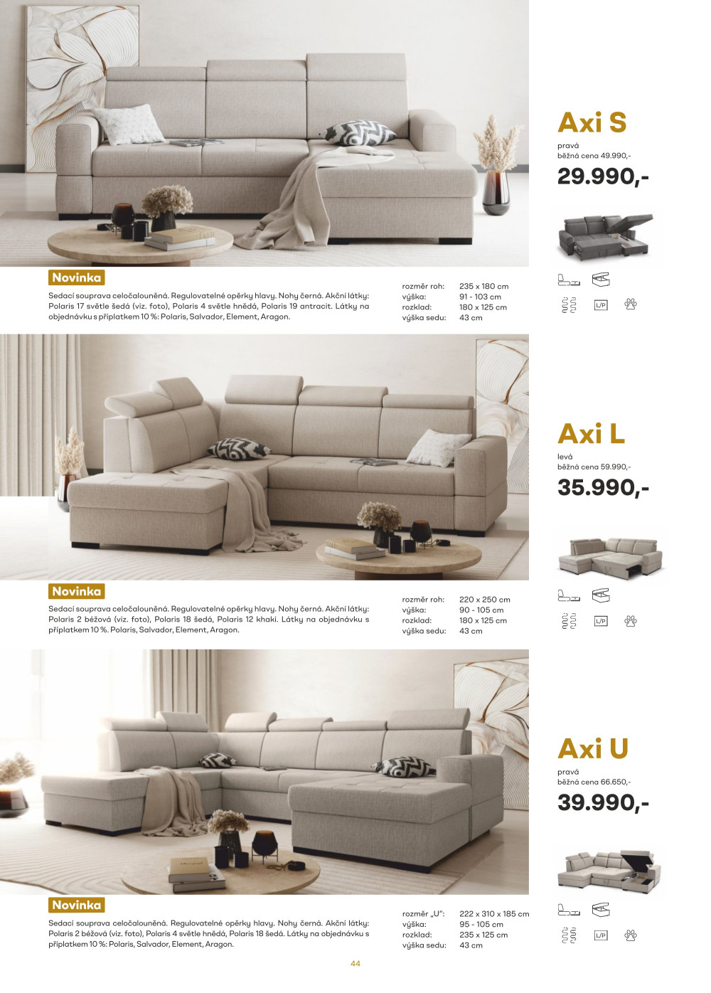 Leták Kasvo nábytek katalog - strana 44