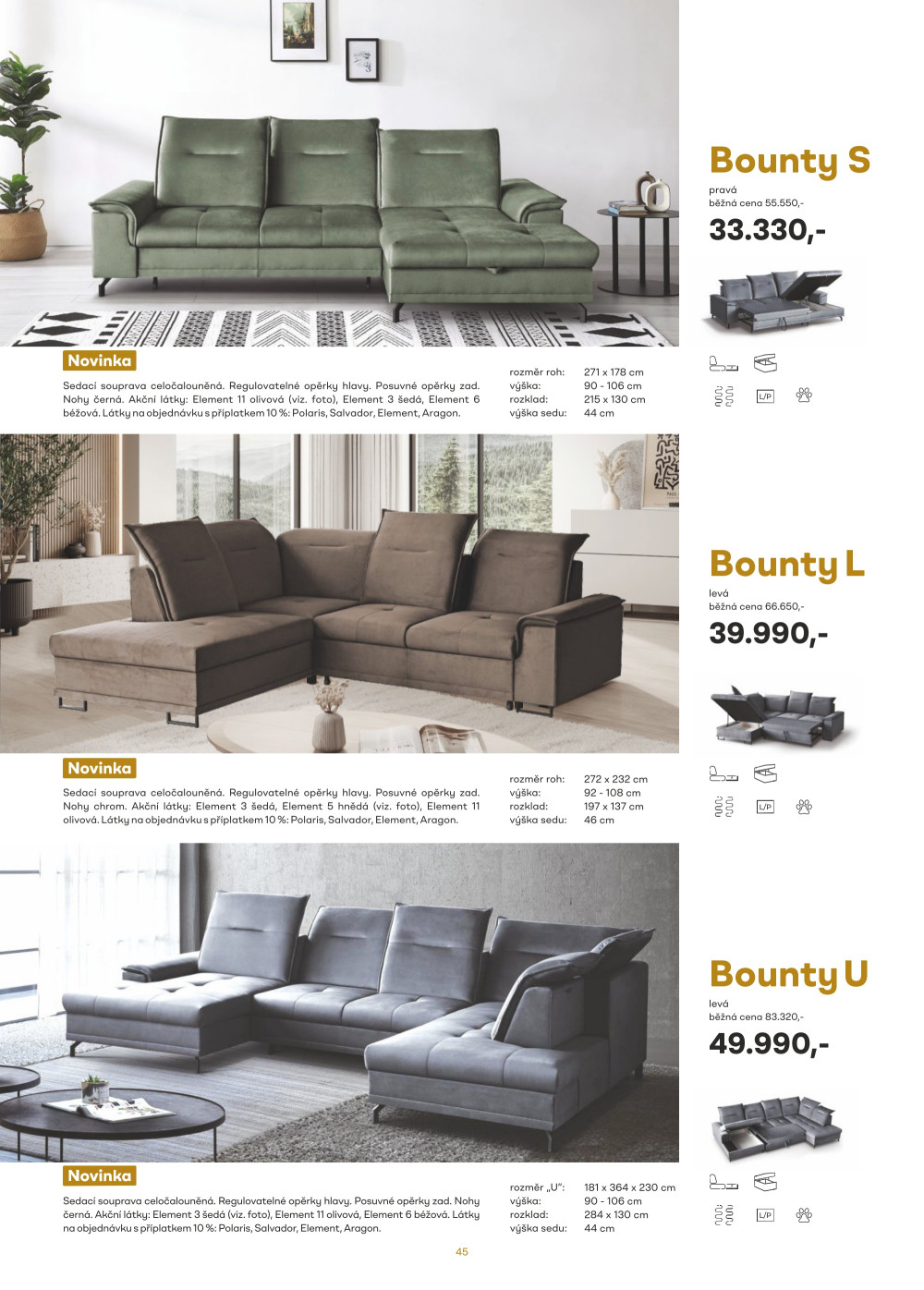 Leták Kasvo nábytek katalog - strana 45