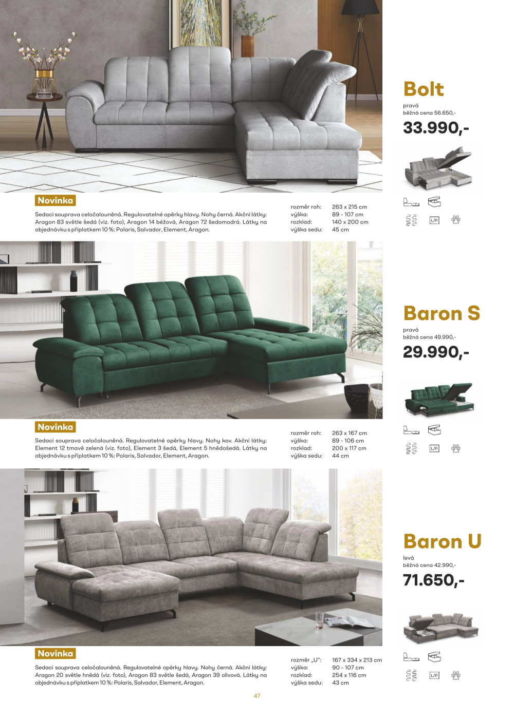 Leták Kasvo nábytek katalog - strana 47