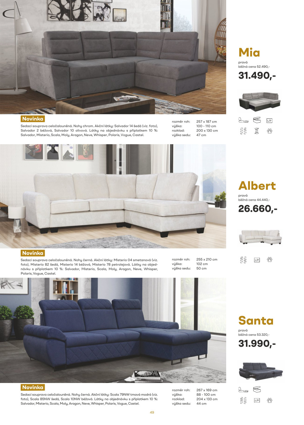 Leták Kasvo nábytek katalog - strana 49
