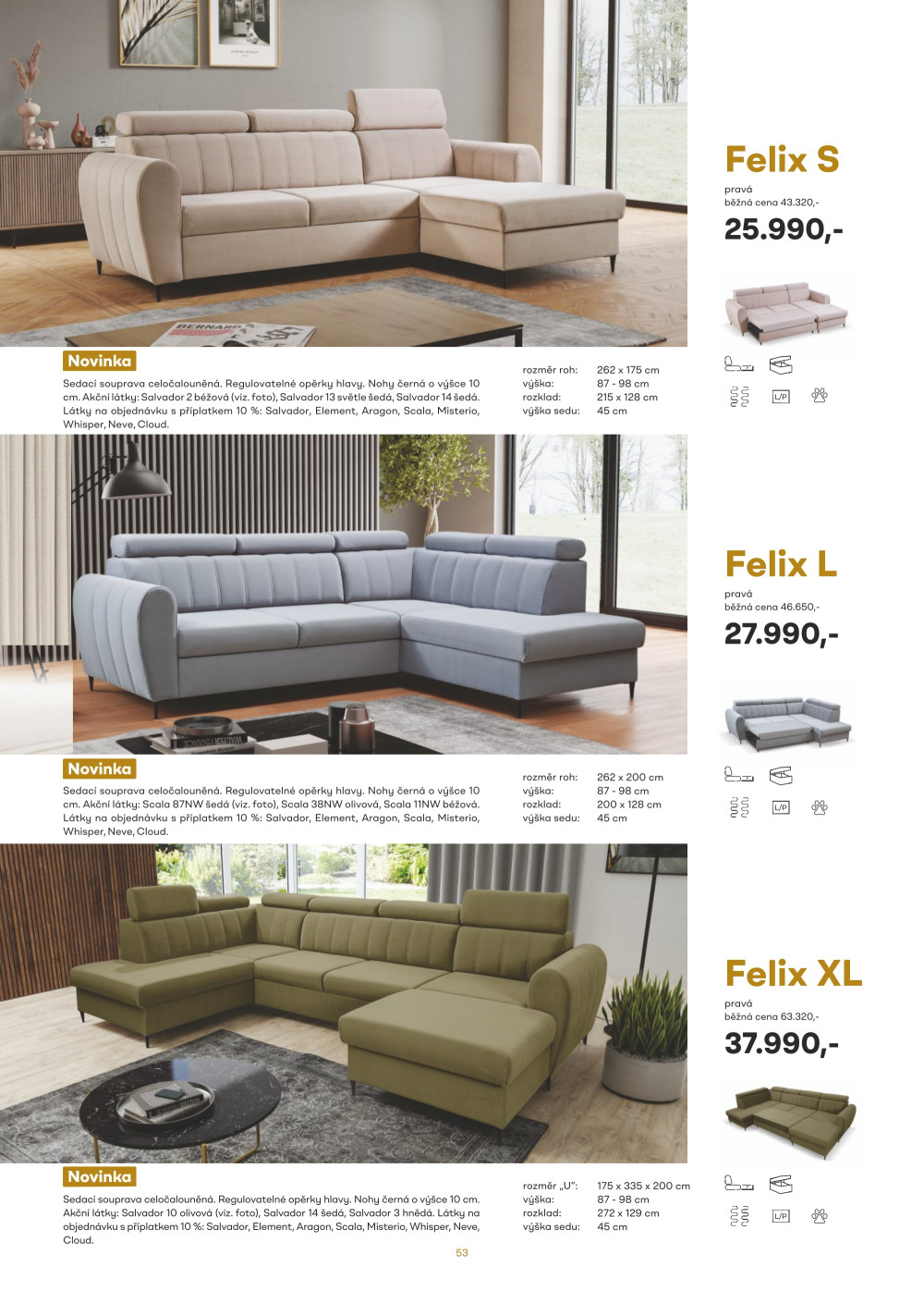 Leták Kasvo nábytek katalog - strana 53