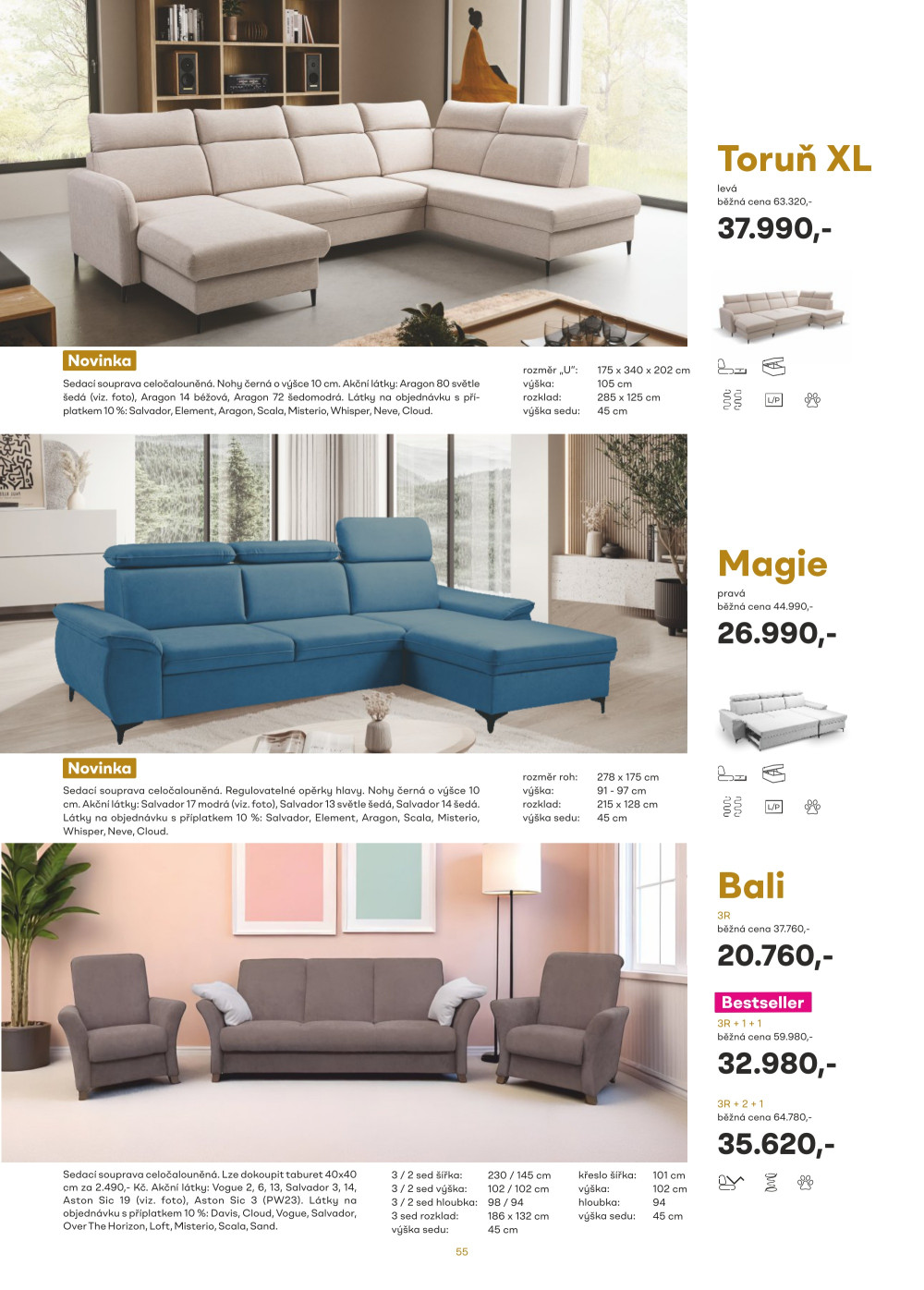 Leták Kasvo nábytek katalog - strana 55