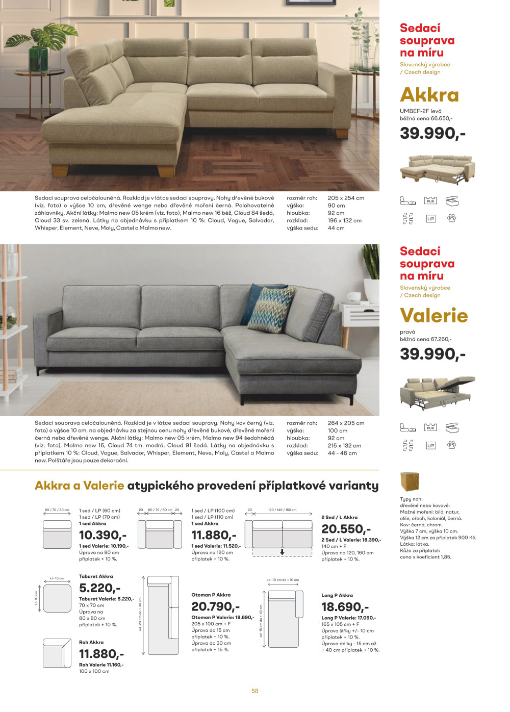 Leták Kasvo nábytek katalog - strana 58