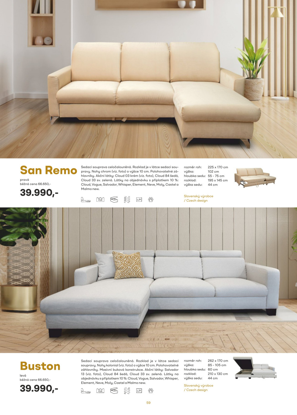 Leták Kasvo nábytek katalog - strana 59