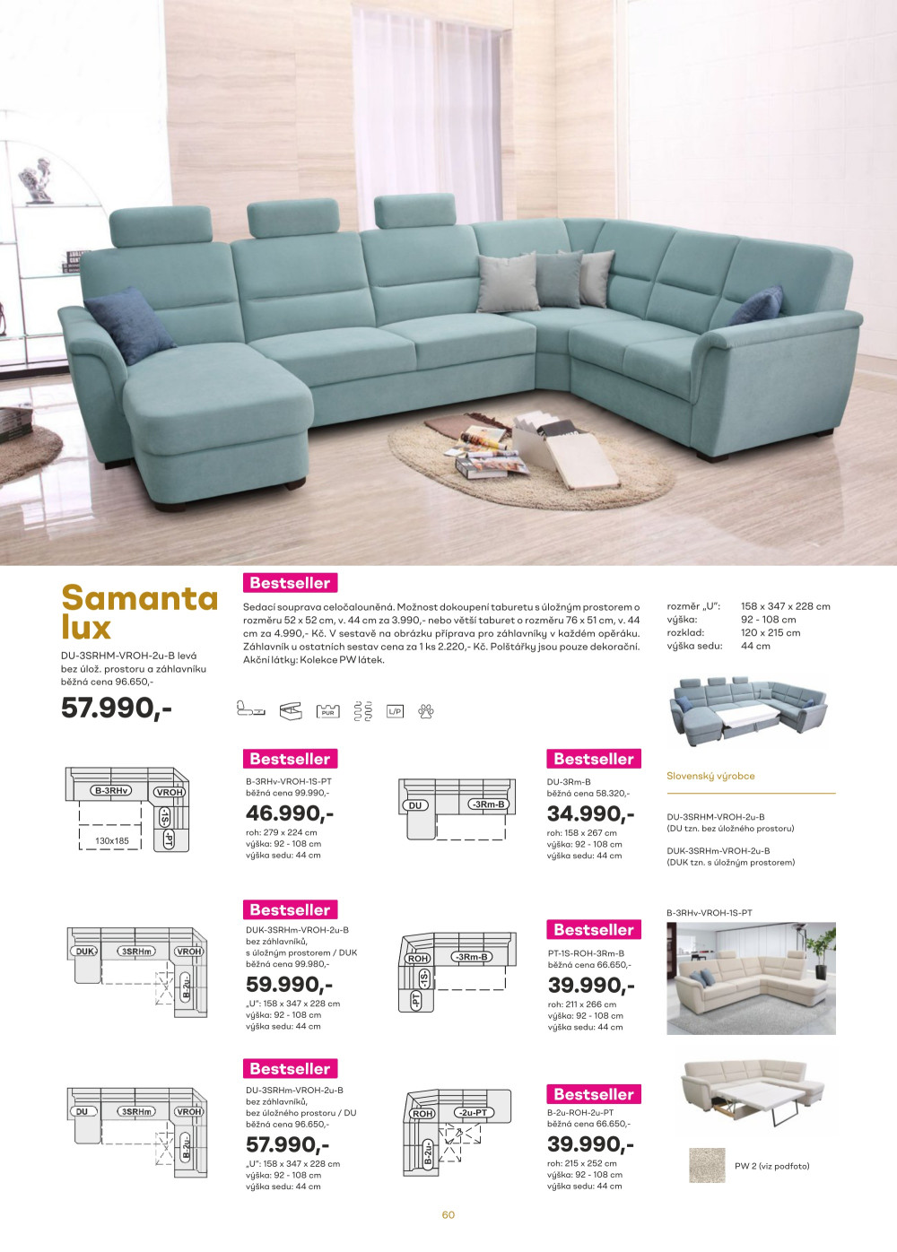 Leták Kasvo nábytek katalog - strana 60