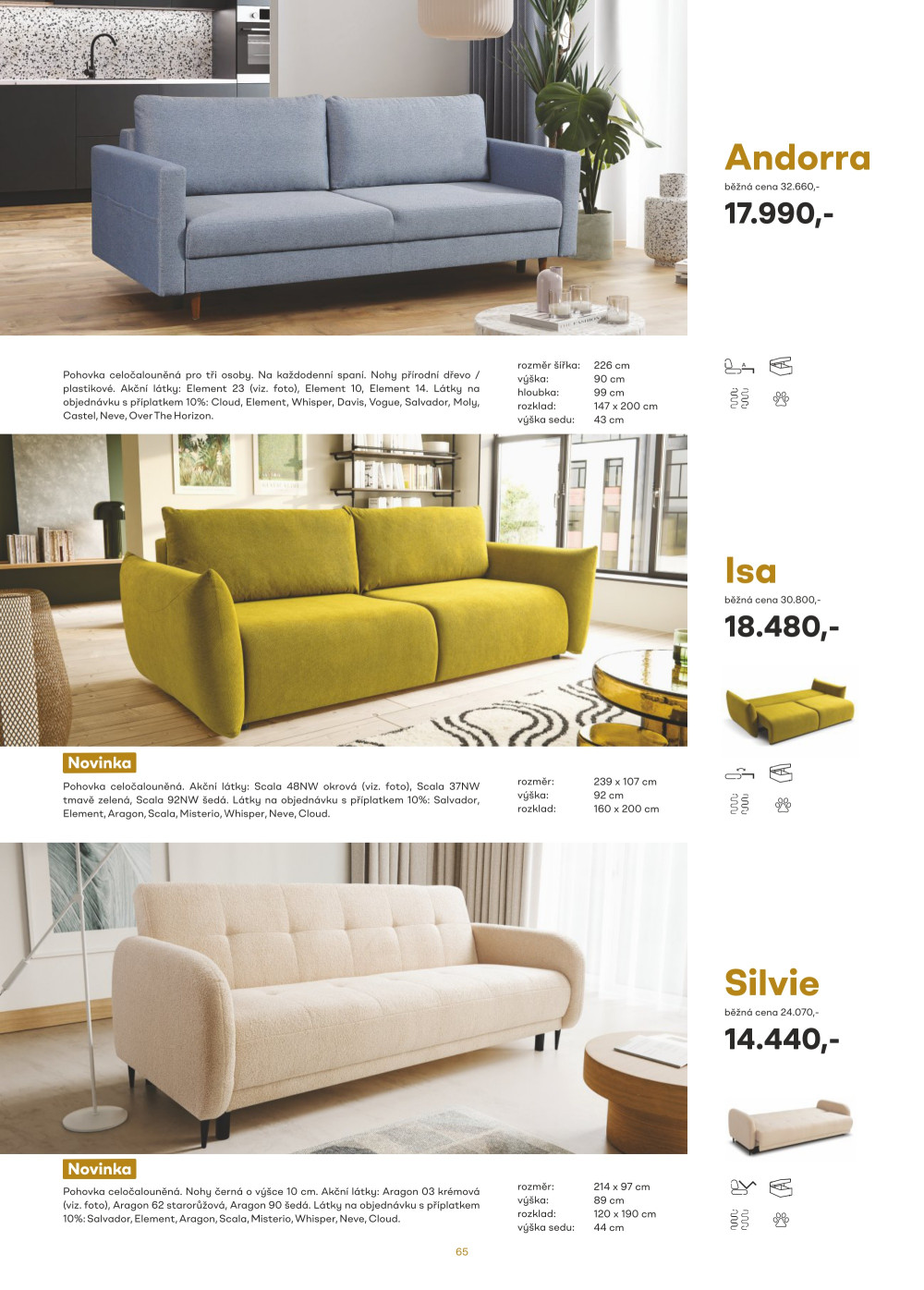 Leták Kasvo nábytek katalog - strana 65