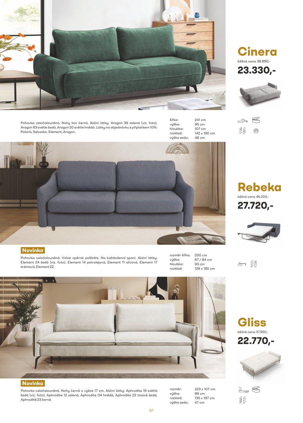 Leták Kasvo nábytek katalog - strana 67