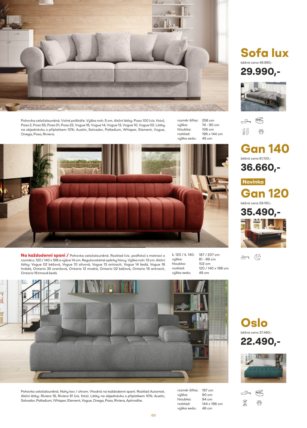 Leták Kasvo nábytek katalog - strana 68