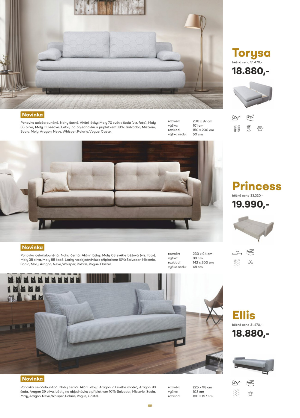 Leták Kasvo nábytek katalog - strana 69