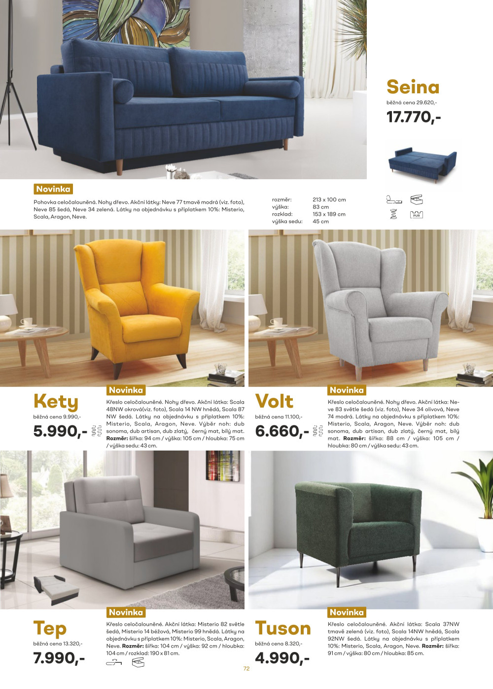 Leták Kasvo nábytek katalog - strana 72