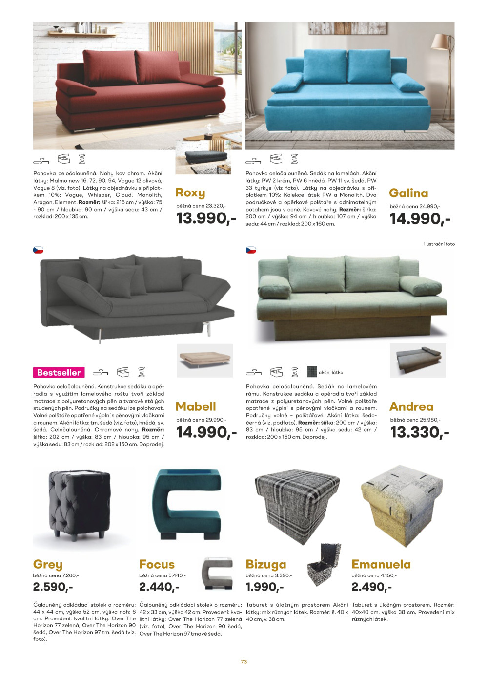 Leták Kasvo nábytek katalog - strana 73