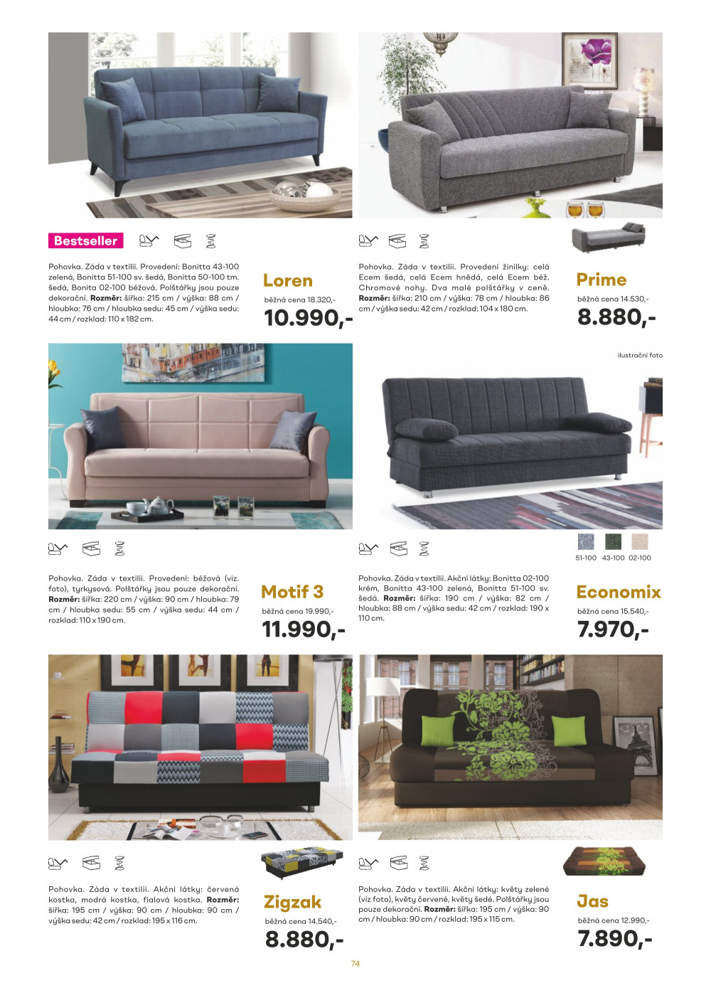 Leták Kasvo nábytek katalog - strana 74