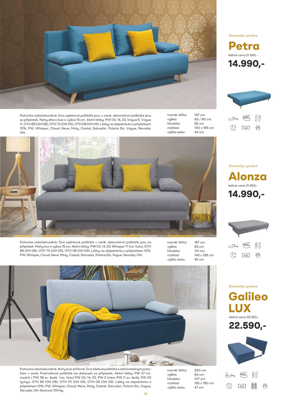 Leták Kasvo nábytek katalog - strana 76