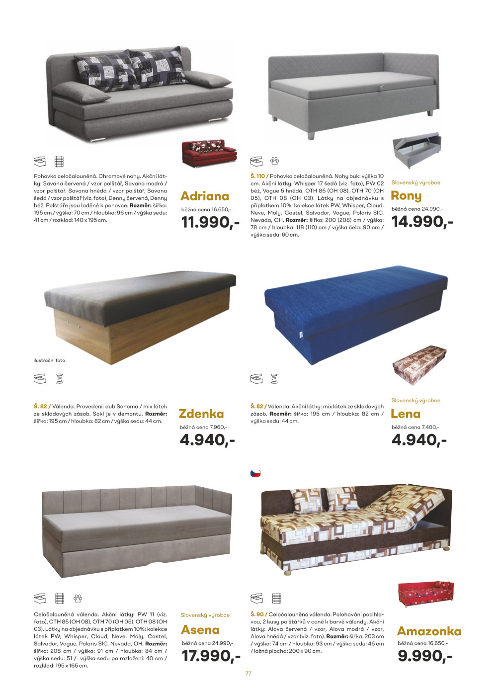 Leták Kasvo nábytek katalog - strana 77