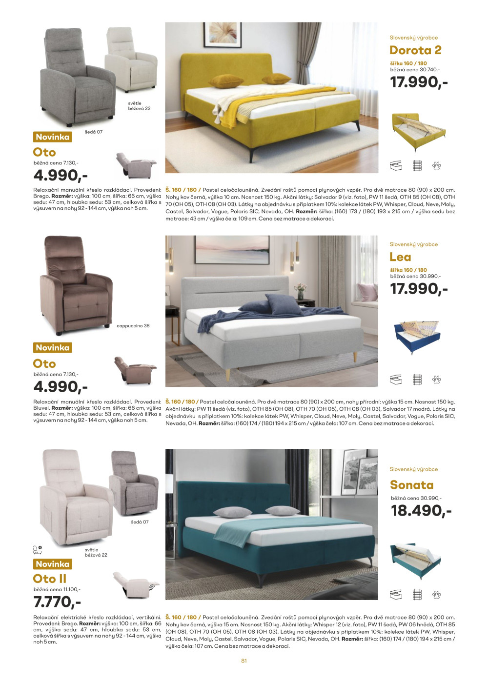 Leták Kasvo nábytek katalog - strana 81