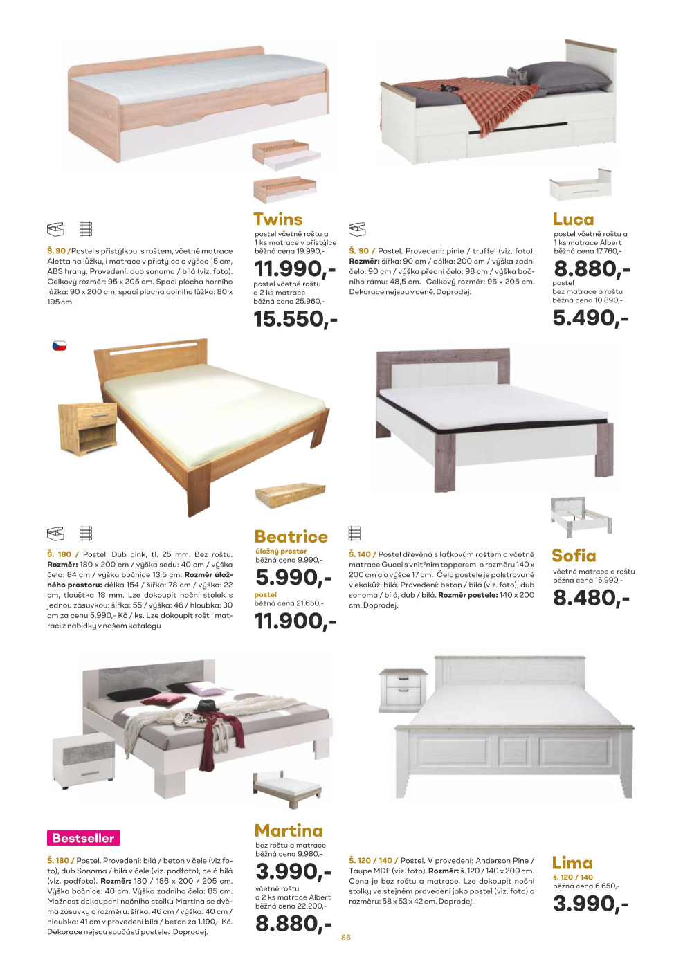 Leták Kasvo nábytek katalog - strana 86