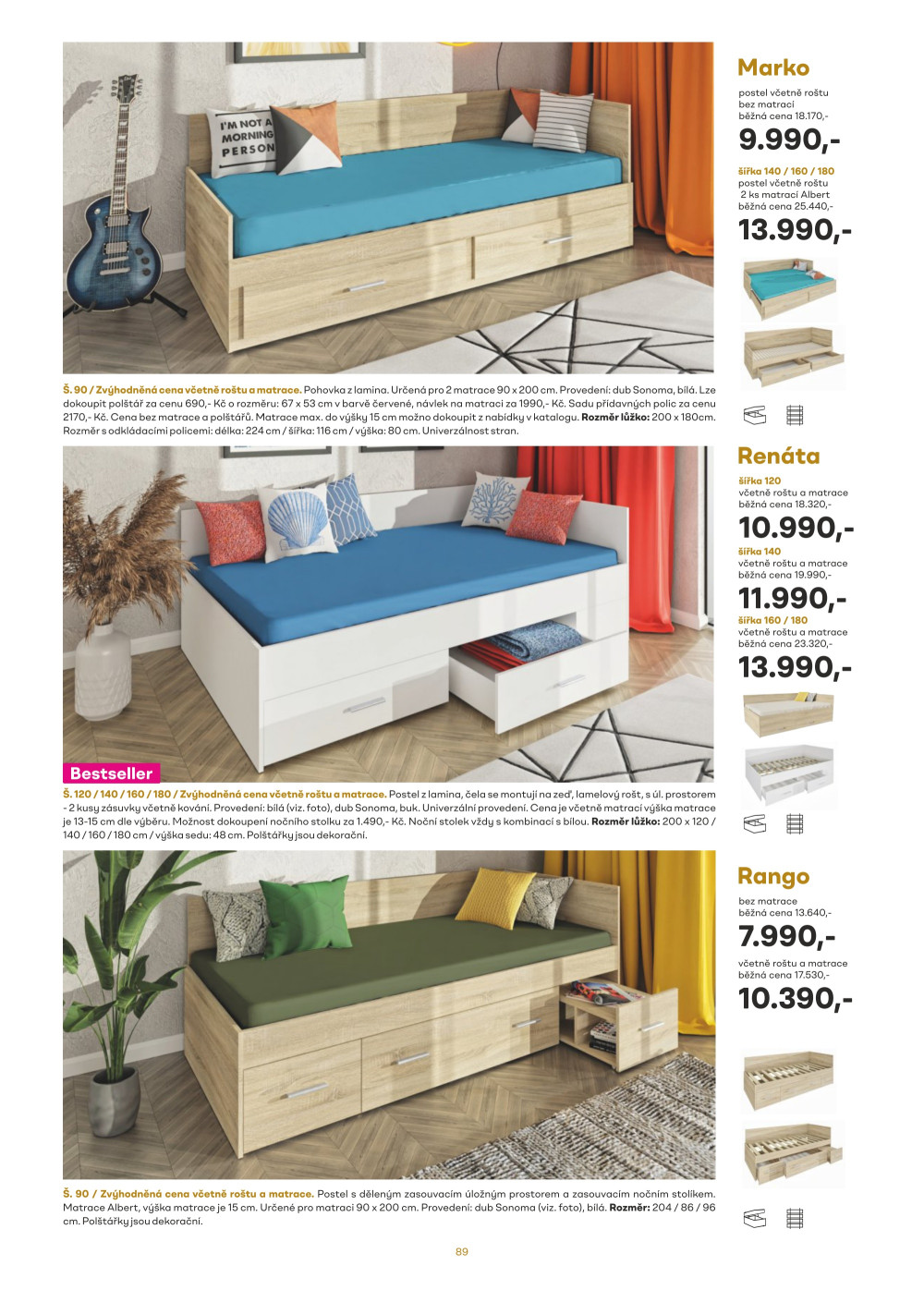 Leták Kasvo nábytek katalog - strana 89