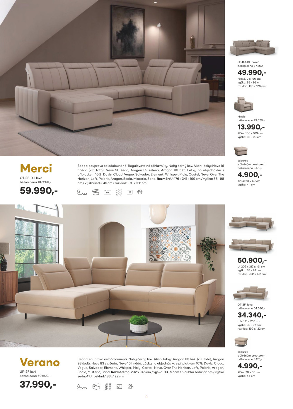 Leták Kasvo nábytek katalog - strana 9