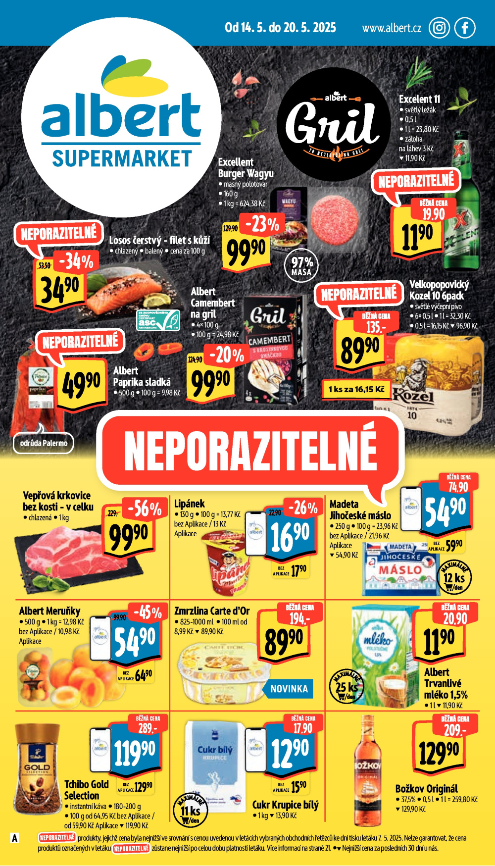 Leták Albert Supermarket leták - strana 1