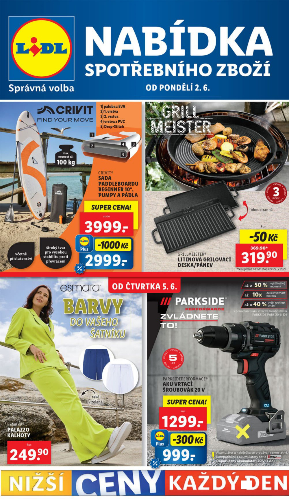 Leták Lidl leták - Nabídka spotřebního zboží - strana 1