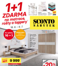 Akční leták SCONTO Nábytek 