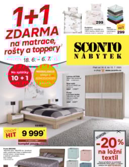 SCONTO Nábytek leták