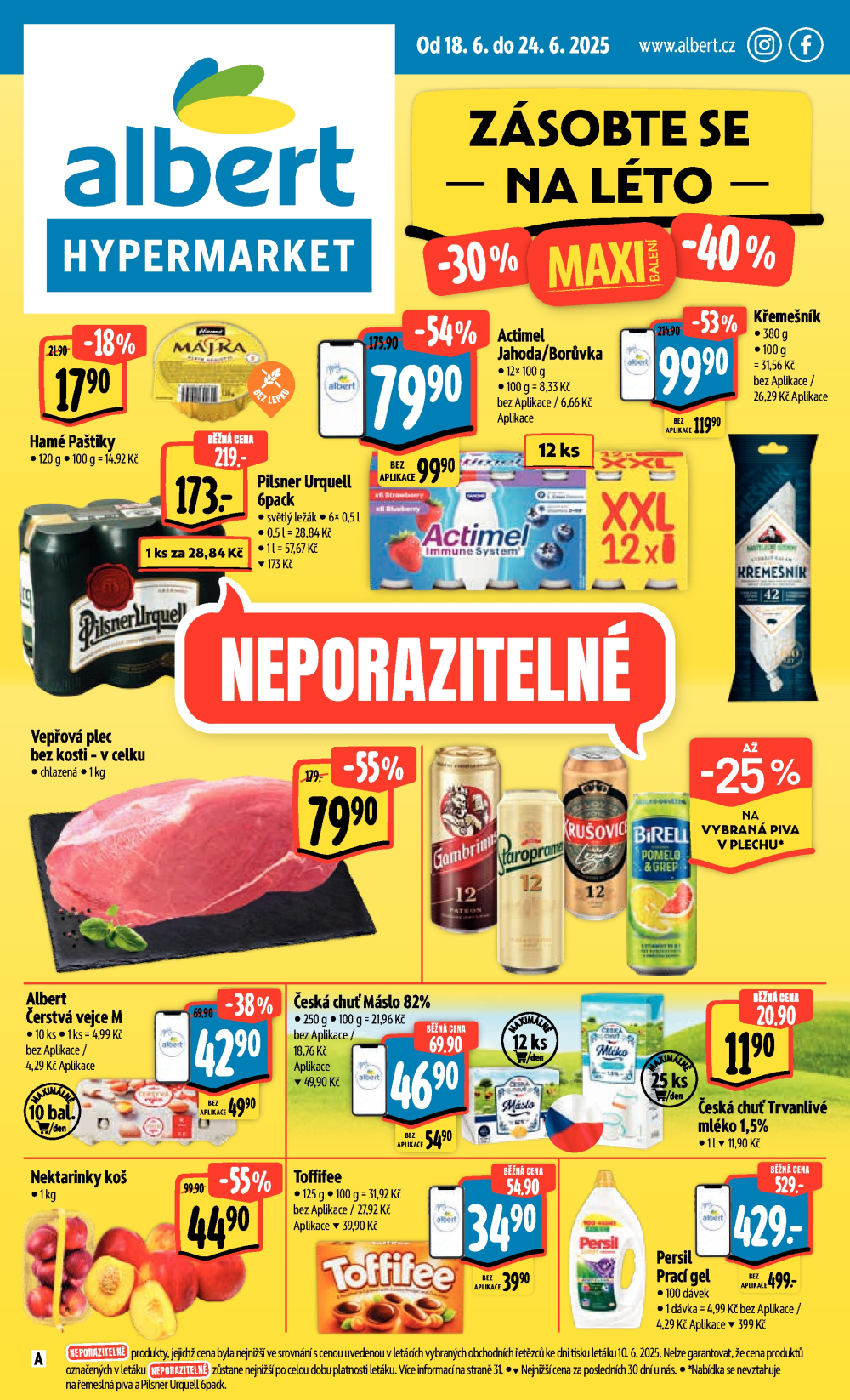 Leták Albert Hypermarket leták - strana 1