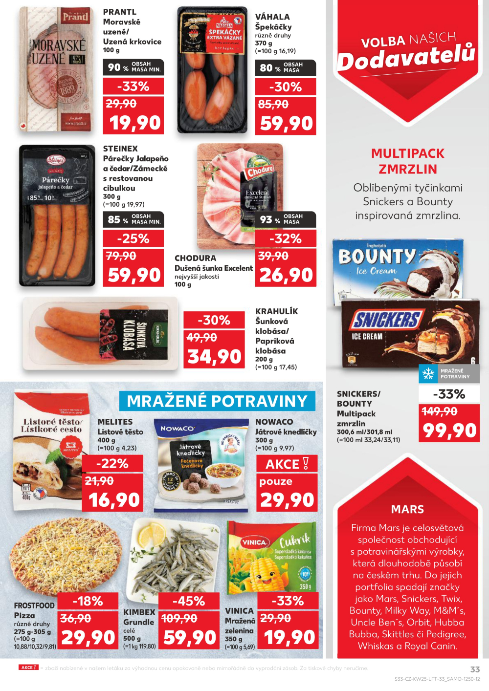 Leták Kaufland leták Praha 4 - Michle - strana 33