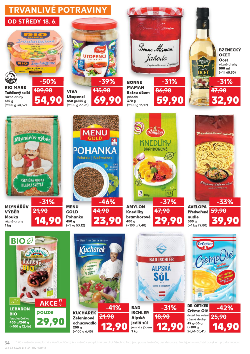Leták Kaufland leták Praha 4 - Michle - strana 34