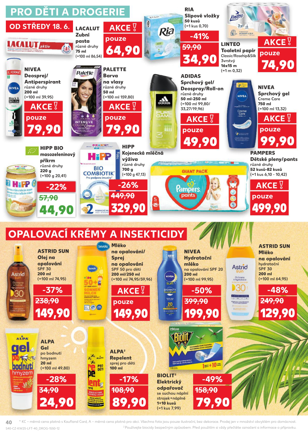 Leták Kaufland leták Praha 4 - Michle - strana 40