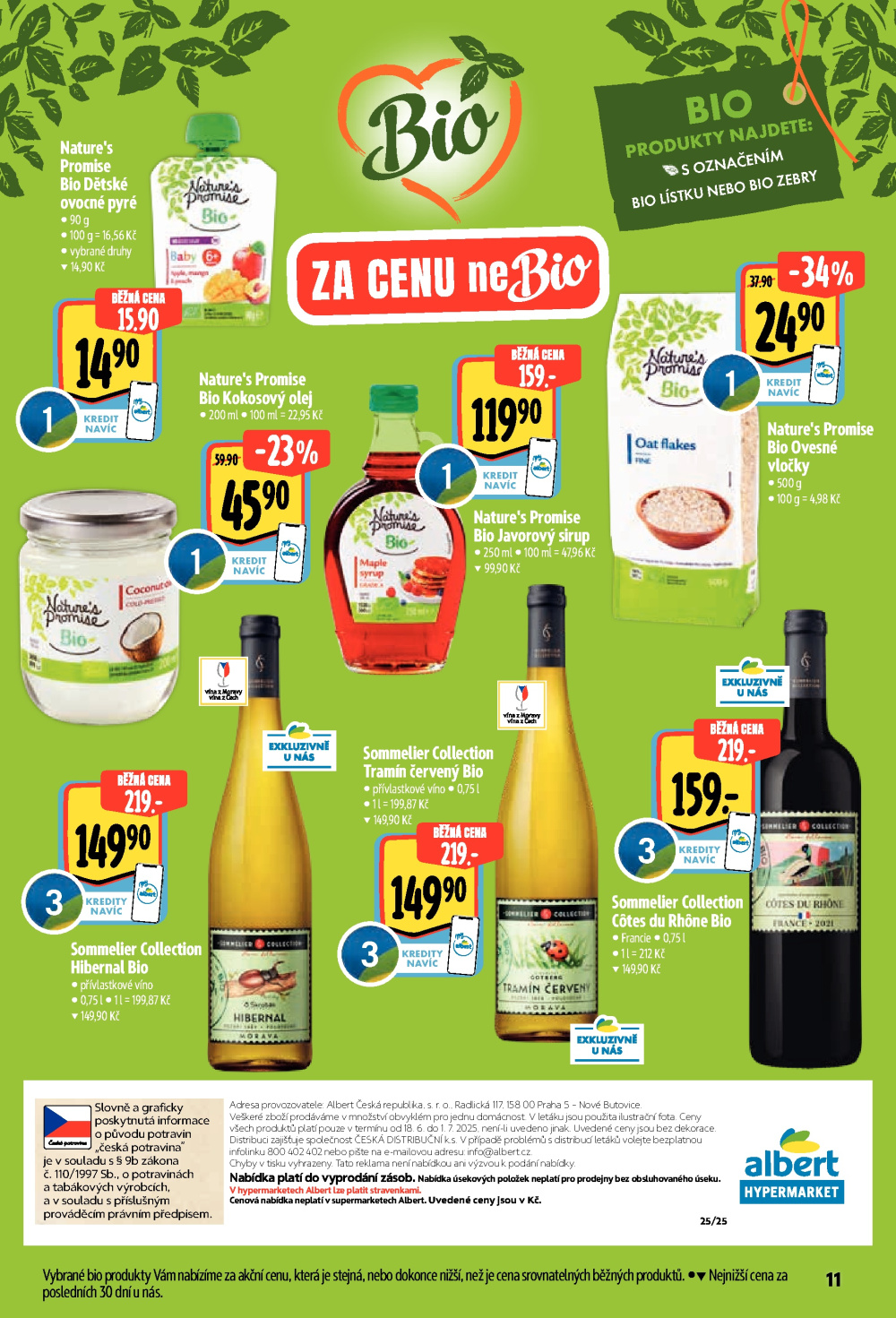 Leták Albert Hypermarket - Nakupujte lépe a udržitelně - strana 11
