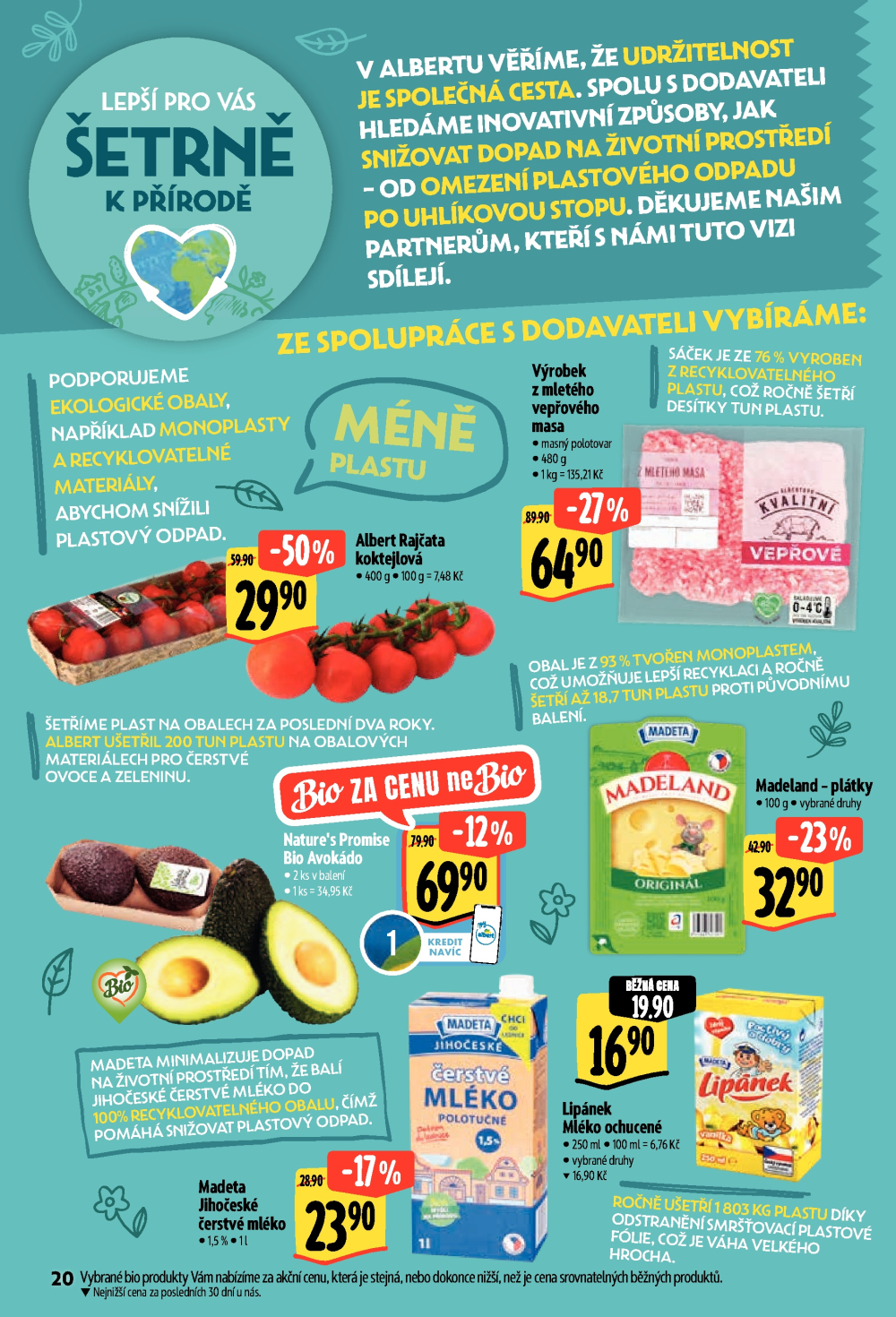 Leták Albert Hypermarket - Nakupujte lépe a udržitelně - strana 20