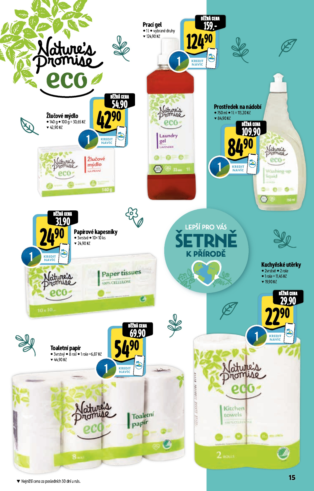 Leták Albert Supermarket - Nakupujte lépe a udržitelně - strana 15