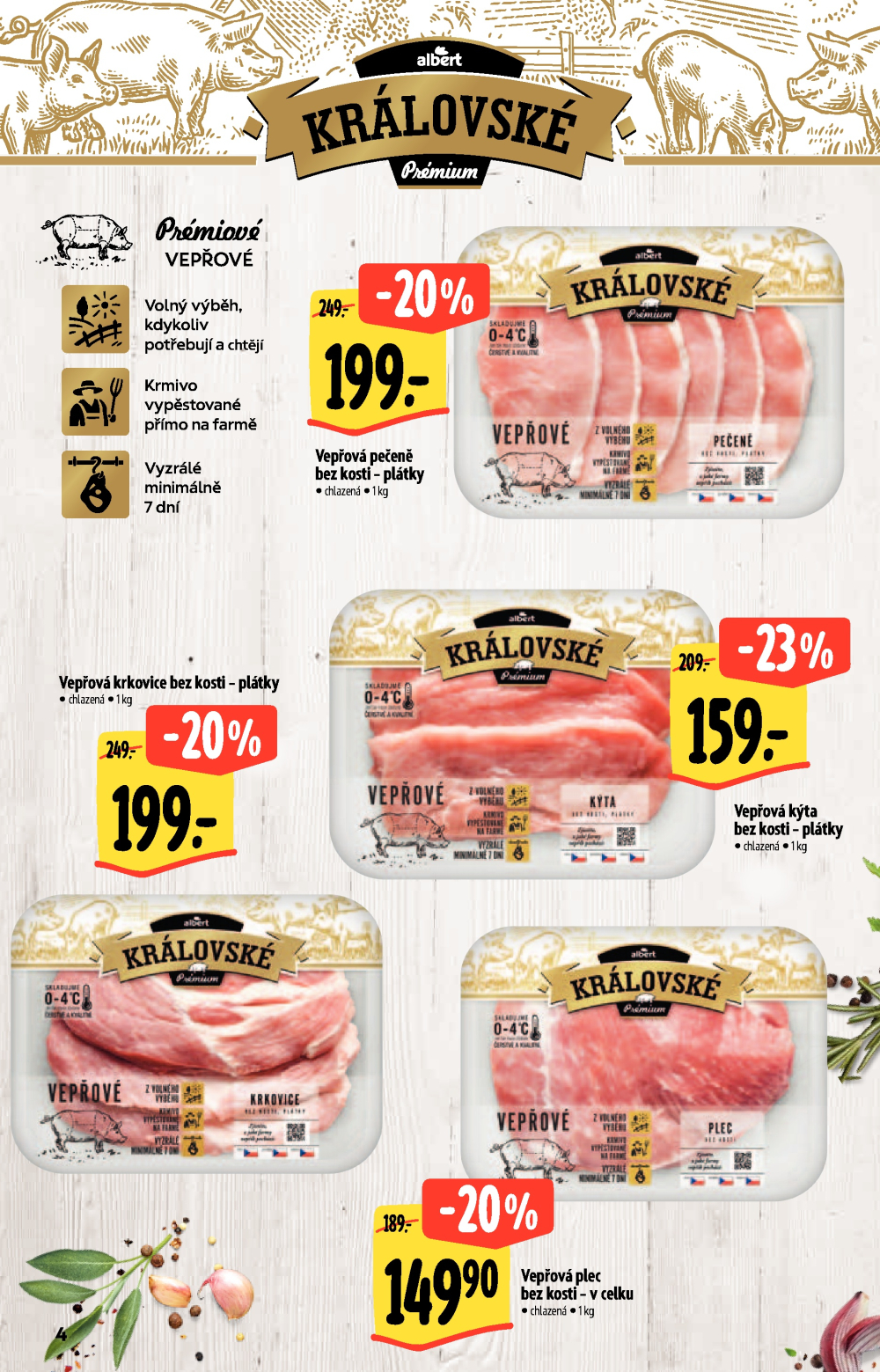 Leták Albert Supermarket - Nakupujte lépe a udržitelně - strana 4