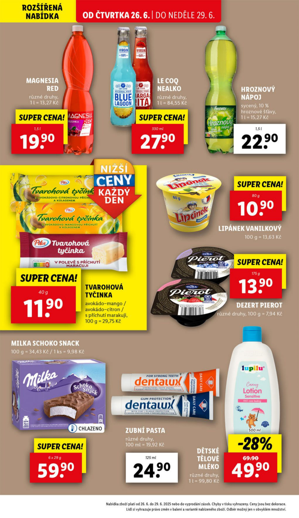 Leták Lidl leták od čtvrtka - Škola končí, zábava začíná - strana 16
