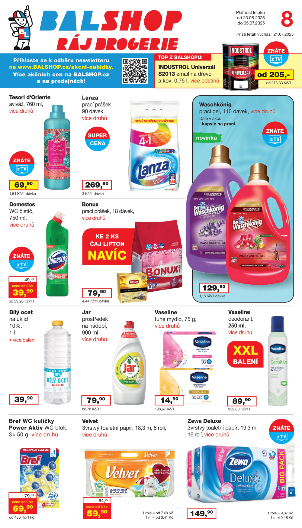 Leták Ráj drogerie leták - strana 1