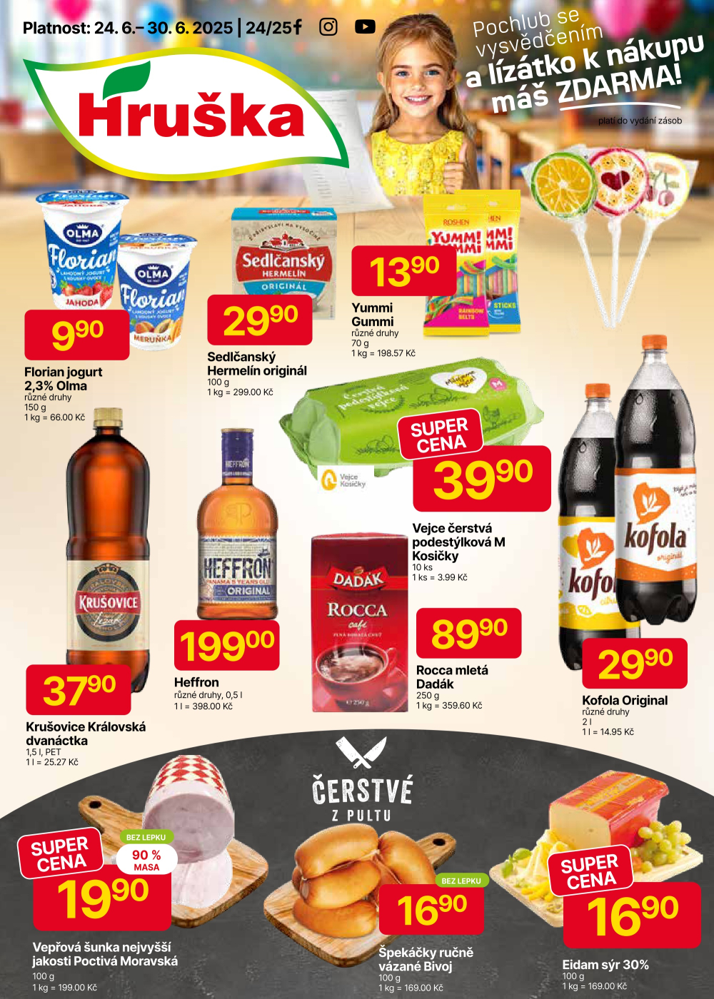 Leták Hruška leták - strana 1