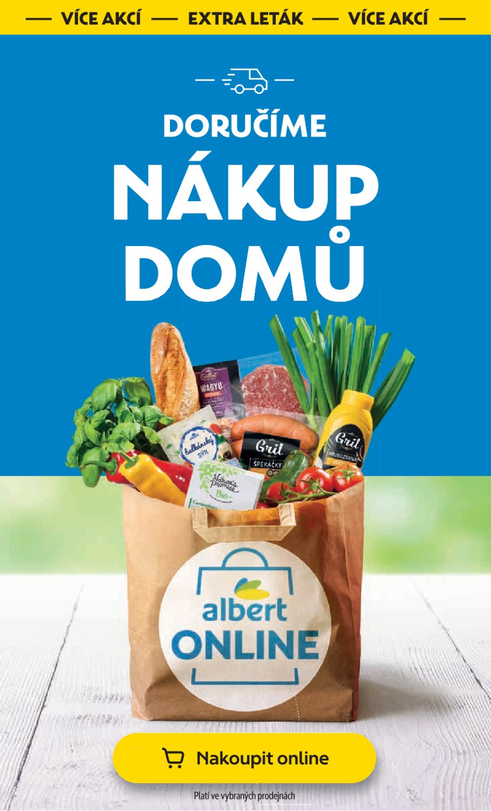 Leták Albert leták - Doručíme nákup domů - strana 1