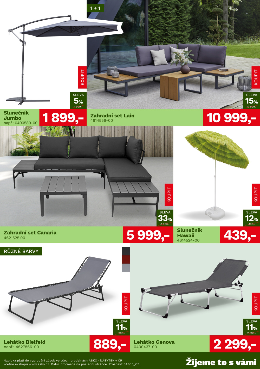 Leták ASKO nábytek leták - Jaro - léto - strana 7