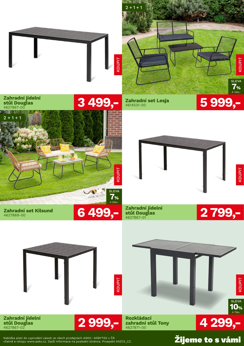 Leták ASKO nábytek leták - Jaro - léto - strana 9