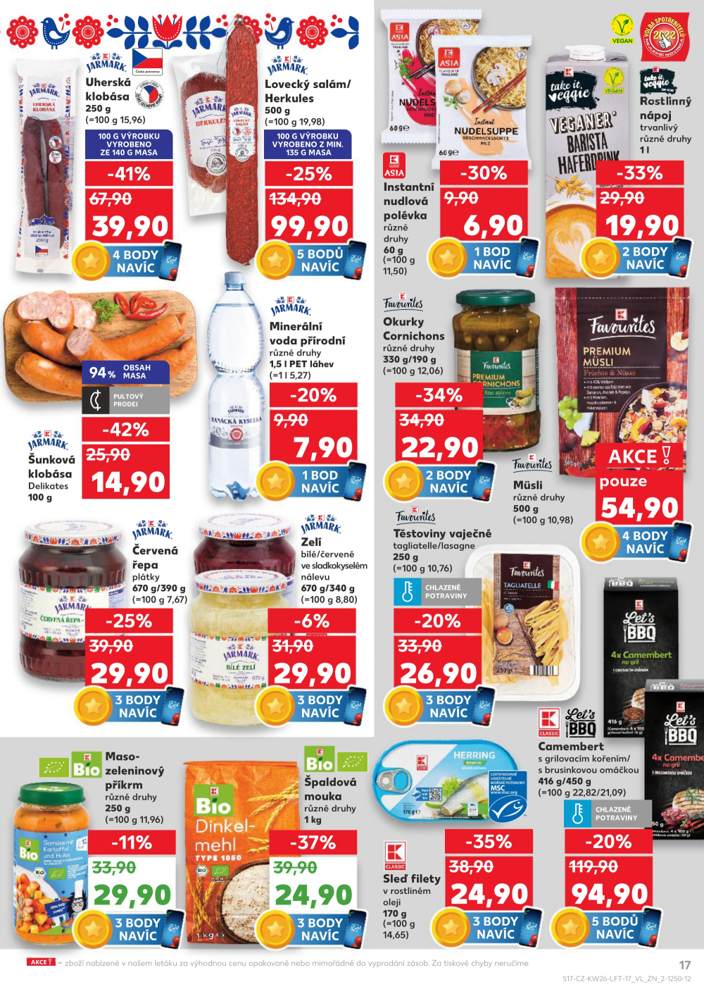 Leták Kaufland leták Praha 4 - Michle - strana 17