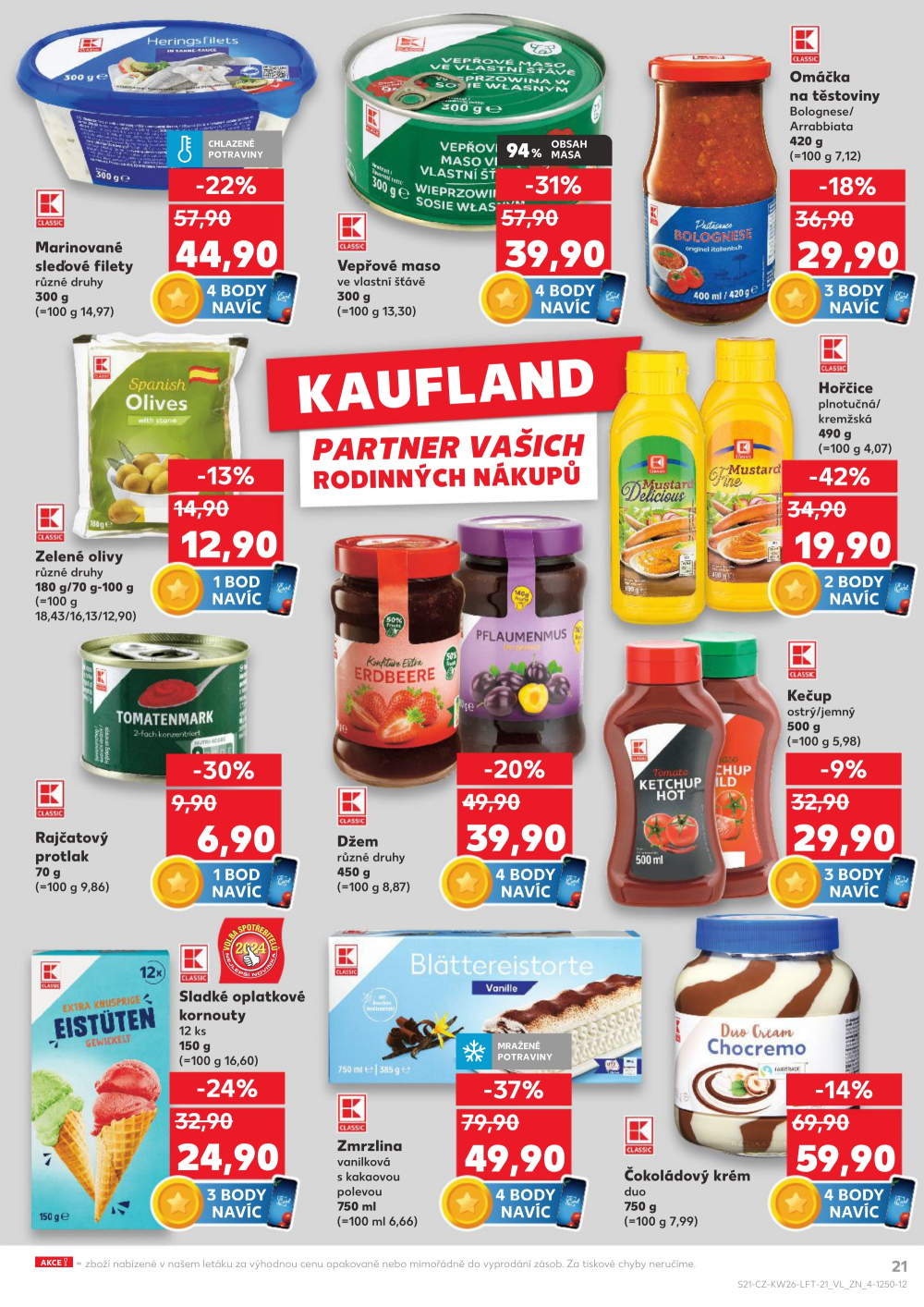 Leták Kaufland leták Praha 4 - Michle - strana 21